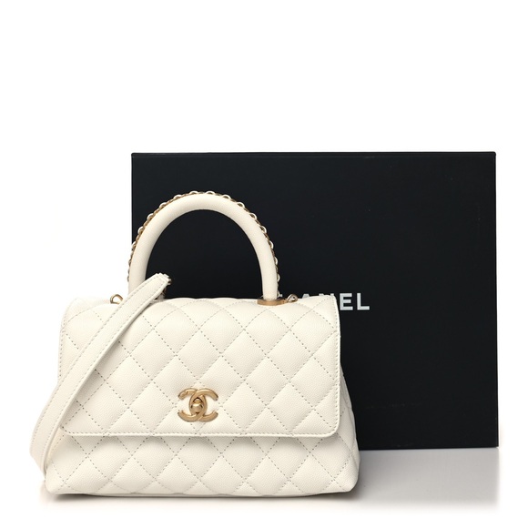 CHANEL Caviar Quilted Mini Coco Chain Handle Flap - Picture 3 of 11